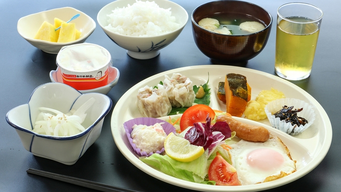 【朝食付】ボリューム満点の朝ごはんで一日をスタート！ビジネス応援♪【いわき市中心部で駐車場無料☆】